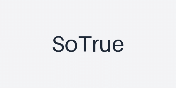SoTrue logo
